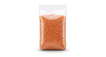 Red Lentils: Crisp Packaging, Rich Harvest