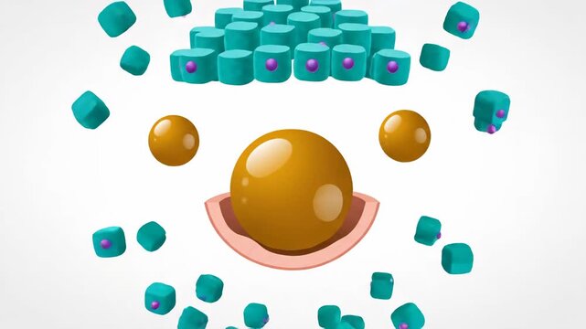 Animated Microscopic Anatomy of Thyroid Follicles and Colloid