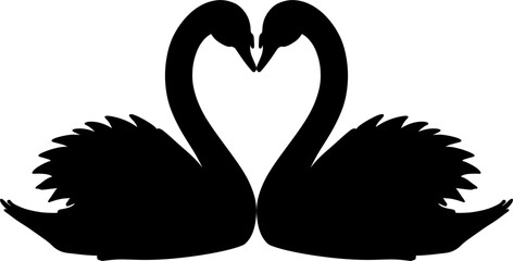 LOVE SWAN ILLUSTRATION