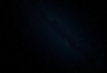 Fototapeta premium Deep, inky black void speckled with faint, distant starlight, deep, nebula
