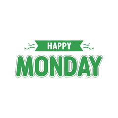 Spread positive vibes with a vibrant and cheerful happy Monday art