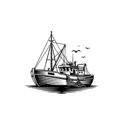Fishing Boat Illustration