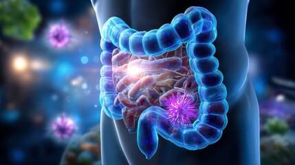 Intestinal Virus Infection, Gut Health, Microbiome Impact