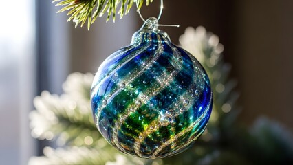 Celebrate festive elegance with a vibrant, hand-blown glass Christmas ornament bringing joyful holiday cheer to your seasonal decor
