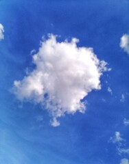 blue sky with clouds