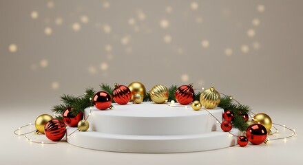 Festive Season: Gleaming Ornaments & Gentle Lights