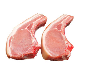 raw pork chops