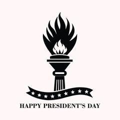 Happy Presidents Day Vector Design Patriotic USA Holiday Illustration