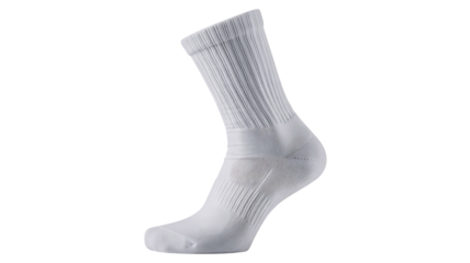  White cotton athletic socks for comfort and performance perfect for sports and everyday wear 94 isolated on transparent background