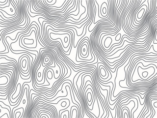 Topographic black luxury map background. Geographic abstract pattern. The topo contour or wallpaper. Mountain trail terrain or path. Vector illustration.