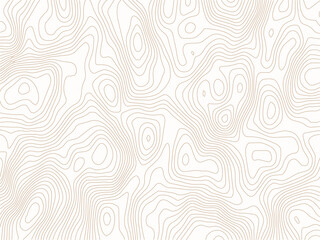 Golden line waves topographical design. Geographic mountain contours Vector Illustration. Abstract gold topographic lines on a green background. 