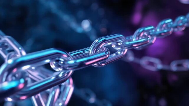Intertwined Chains of Control: An intriguing image of interlocking chains, creating a visual metaphor for connection and constraint, set against a dark, enigmatic background.