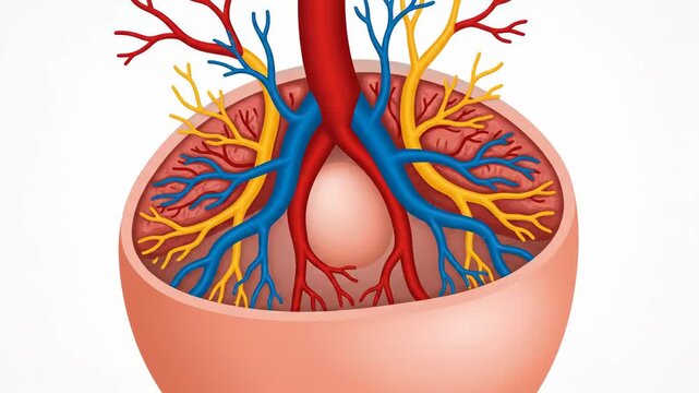 Ovarian Hilum Anatomy: Detailed Illustration of Vascular and Nerve Supply