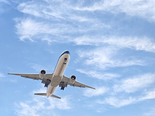 airplane in the sky