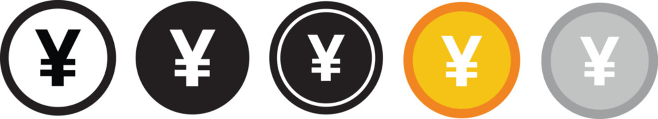 Obraz premium Set of currency symbols dollar, euro, pound, yen, won, rupee, franc, bitcoin, lira, ruble icon vector. Popular international currency sign isolated on transparent background. Vector illustration