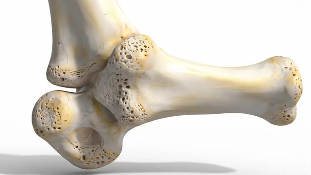 3D Animation of Human Pisiform and Triquetrum Carpal Bones