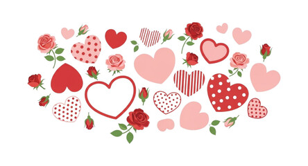 vector illustration of an abstract love background