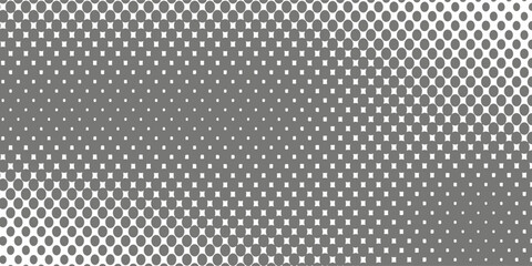 black color halftone gradient texture. Vanishing cartoon polka dot background. Repeating dotted gradation pattern. Fading comic pop art overlay backdrop. Raster halftone effect wallpaper. Vector