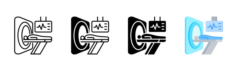 Ct Scan Icon, Multi Styles Icon Set
