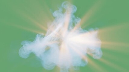 Abstract smoke art and rays:An abstract composition with ethereal smoke delicately intertwined with radiant light rays, creating a sense of wonder and visual intrigue. - Powered by Adobe