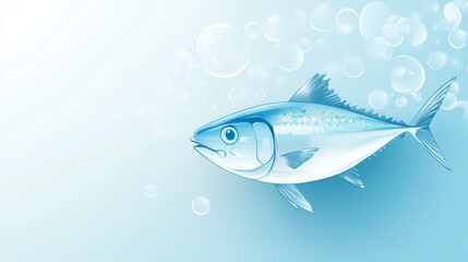 Obraz premium 5.Concept = Vector Graphic of World Tuna Day for World Tuna Day Celebration.
