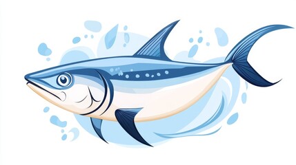 Fototapeta premium 35.Concept = Vector Graphic of World Tuna Day Ideal for World Tuna Day Celebration.
