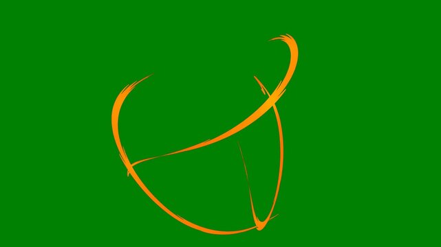 vector illustration of a green leaf