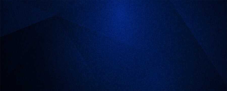 Black dark navy blue silver abstract pattern background. Geometric shape. Line triangle angle fold polygon diamond 3D. Color gradient ombre. Rough grain noise