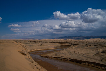 A river running in the desert