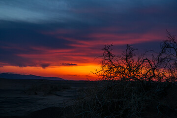Fototapeta premium Dawn and sunset in the mountains