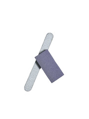 Two Nail Files For Manicure And Pedicure Isolated On White Background