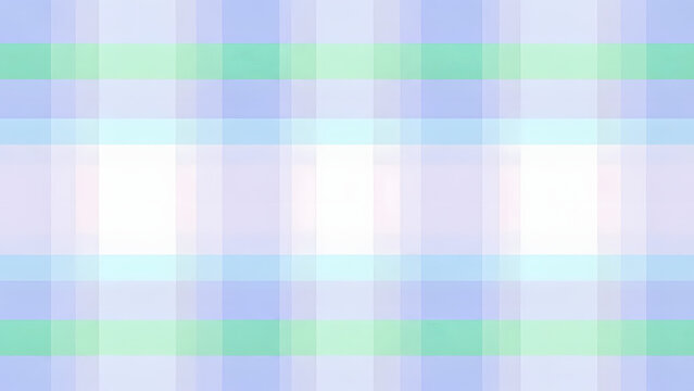 Pastel plaid pattern soft blue and green hues perfect for backgrounds and textile design - Powered by Adobe