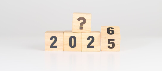 2025 to 2026 New year with questions mark. FAQ, frequency asked questions, Answer, Q and A,...