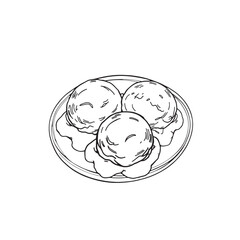 Neapolitan line art sleek visual concept