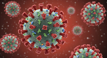 Microscopic View of Coronavirus Structure, Components, and Spread of Infection