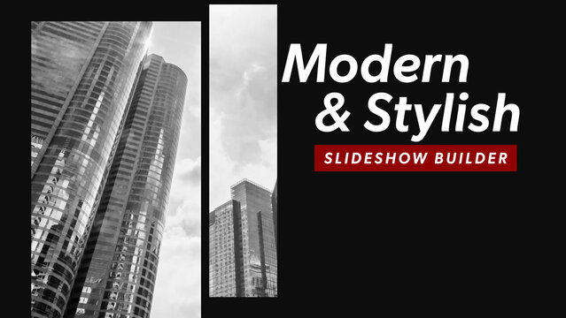 Modern Slideshow With 2 x Media Replace & Titles