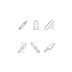 The Atelier line art illustration minimal design