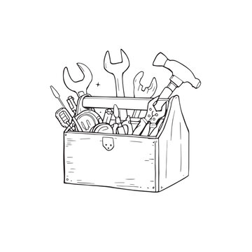 Toolbox Line Art Ideas For Modern Spaces