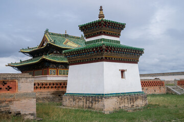 Naklejka premium The city of Karakorum is the capital of the Mongol Empire.