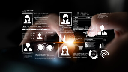 ID security ensures personal data protection with secure login systems, digital identity...