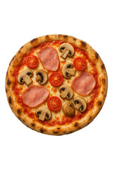 Regina Style Pizza isolated on transparent background