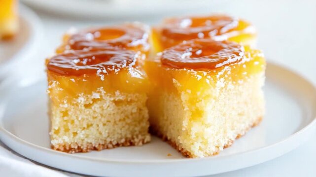 Delectable Pineapple Cake: Savor the sweet symphony of this delicious pineapple cake, a culinary masterpiece. Layers of moist.