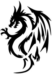 Obraz premium eagle tattoo vector
