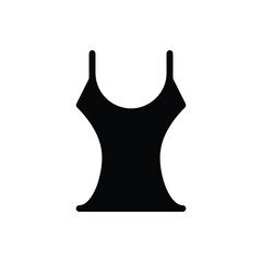 Woman dress icon, sexy dress, clothing