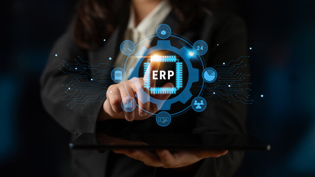 Enterprise Resource Planning (ERP) system for business process management. This ERP software solution integrates core business functions for efficiency. Motif