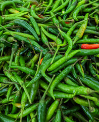 green chili peppers