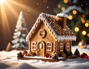 christmas gingerbread house