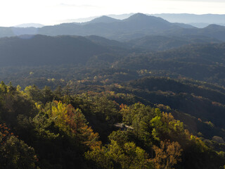 Beautiful landscape of Doi Inthanon national park in the morning at Mae Jam, Chiang Mai, Thailand.