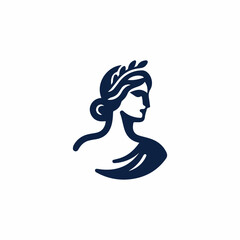 Ancient Greek Lady Logo