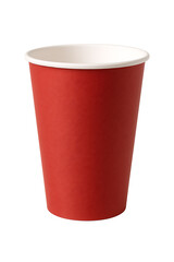 Red paper cup disposable drinkware beverage container